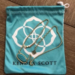 Turquoise Kendra Scott Elisa pendant necklace